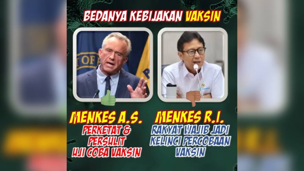 Neo101 BD - Bedanya Kebijakan Vaksin Menkes AS Menkes RI Soal Uji Coba Micin